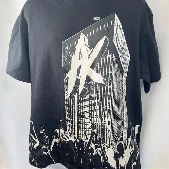 Arkhived The World Is Yours Graphic T-Shirt Crew Neck Short Sleeve Black Mens L - Picture 3 of 7